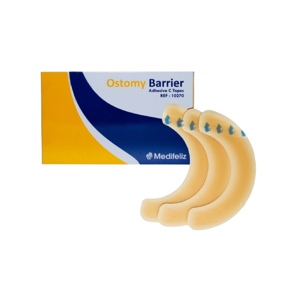 Medifeliz 10270 Ostomy Barrier Adhesive C Tape (Pack of 10)