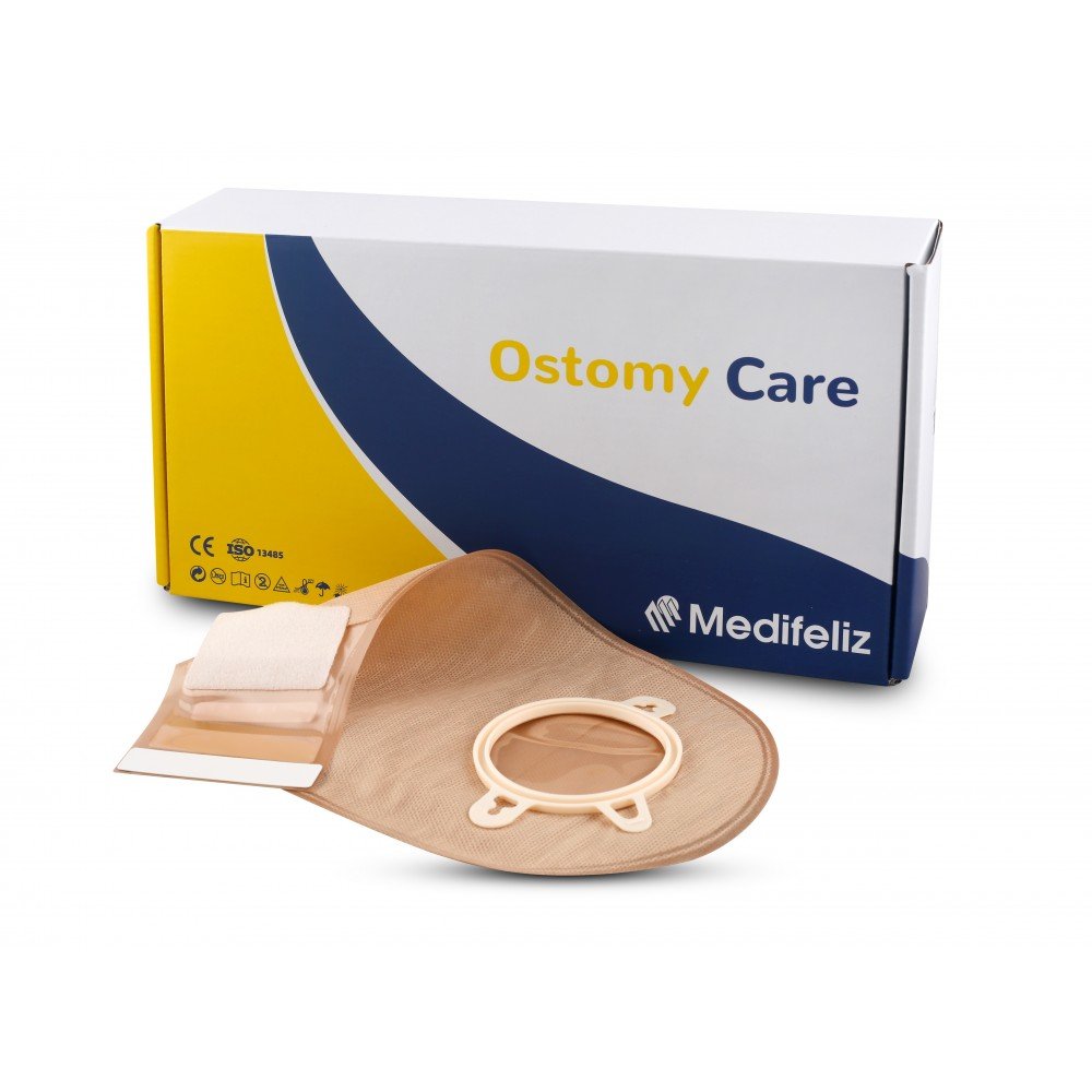 Medifeliz 10405 Two Piece Colostomy Bag Opaque 50mm (Pack of 20)
